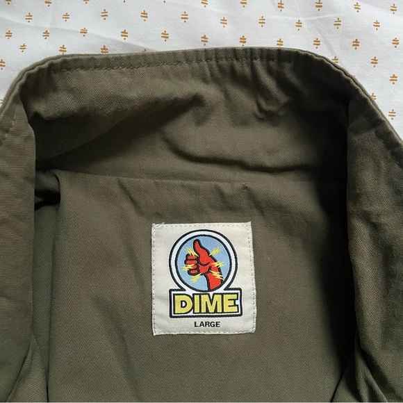 Dime Men’s Military I Know Jacket Army Green Size Large - Picture 4 of 10